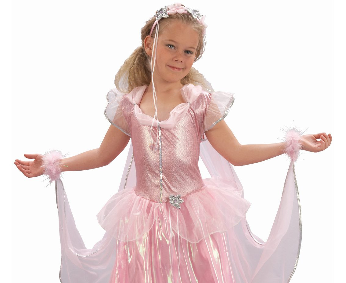 Role play-set for kids Fairy Princess (dress with wings, tiara), size 120/130 cm